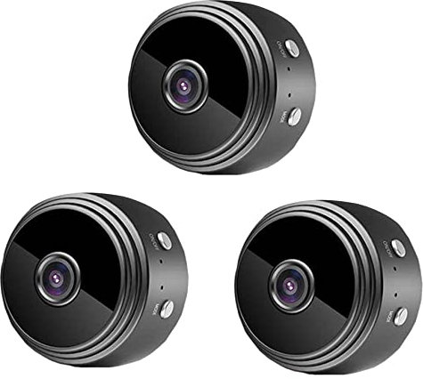 Bonkshire 3X HD 1080P Wireless Mini WiFi Camera Home Security Micro-Cam Video Audio Recorder Videocamera Visione Notturna Micro-Cam