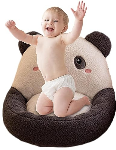 Moxeupon Panda-Sofa für Sofa, Sitz, Panda, aus Plüsch, Lesesofa, Stützsitz, weich, für Kleinkinder, Mädchen und Jungen