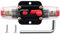 Greluma 1 pezzo100A Interruttore in linea ripristina fuse,12V-24V DC ripristina il supporto per fusibili con ripristino manuale per la protezione del sistema audio della barca marina automobilistica