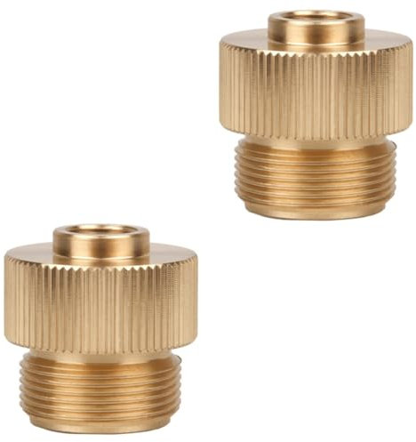 Yardwe 2pcs Small Tank Adapter Camping Gas Refill Valve Gas Tank Adapter Random Style