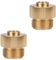 Yardwe 2pcs Small Tank Adapter Camping Gas Refill Valve Gas Tank Adapter Random Style
