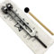 Schumann Stimmgabel mit Erdstern-Gravur, 93,96 Hz, Tragetasche und Klöppel, Klangheilungsinstrumente und Biofeld-Harmonisierung, Chakra-Ausrichtung, Vibrationstherapie-Werkzeuge, Erdgrau