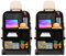 Einesin Auto Rückenlehnenschutz und Organizer, Auto Organizer, Autositz Organizer mit Faltbarer Tischablage, Tablet Tasche und Viele Taschen(2 Stück, Schwarz) (2)
