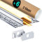 LED Aluminium Profil 2m (20m) Led Trockenbau Profil led fliesenprofil für als 20 mm oder Dual Led Streifen/Led Leisten/Led Profil with Milchig Weißer Abdeckung Endkappen (SP45-U-6 * 2m(12m))