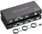 USB 3.0 HDMI KVM Switch 2 PC 1 Monitor 4K60Hz KVM Switches for 2 Computers Share 1 Monitor and 4 USB 3.0 Includes 2 USB3.0 cables