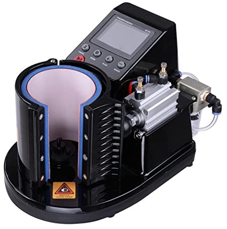 DIGNIFE Imprimante Portable, Tasse pneumatique Chaleur Machine de Presse Sublimation Imprimante Tasse Thermique numérique 2D Machine d'impression(E-U)