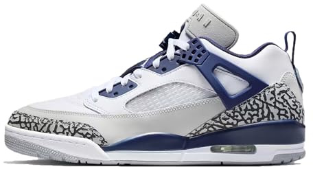 Nike Herren Jordan Spizike Halbschuhe, Weiß/Neutralgrau/Anthrazit/Midnight Navy, 43 EU