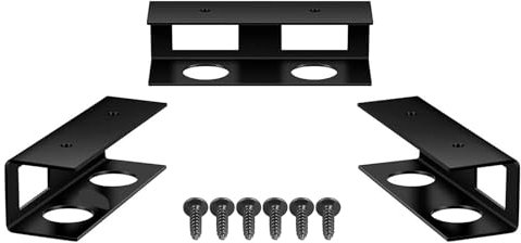 Gramigg 3Pcs Under Desk Laptop Mount Space Saving Organizers Rack For Laptops Tablets Keyboards And More Use