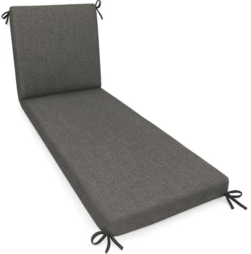 HAND - Materassino per Lettino Prendisole Sfoderabile - Cuscino Lettino Prendisole (Grigio)