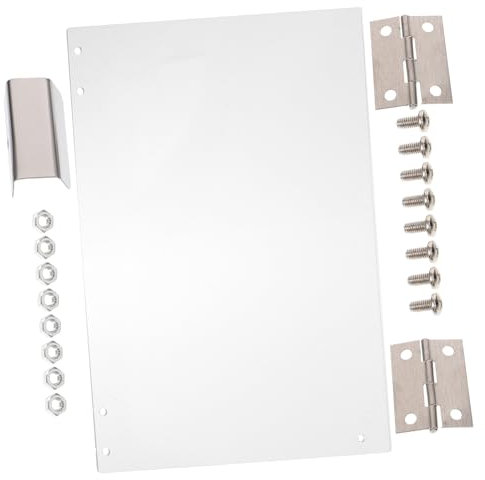 Healifty Popcorn Machine Replacement Panel Thicken PVC Clear Door for Easy Installation Compatible with Popcorn Makers Lightweight Design for Daily Use