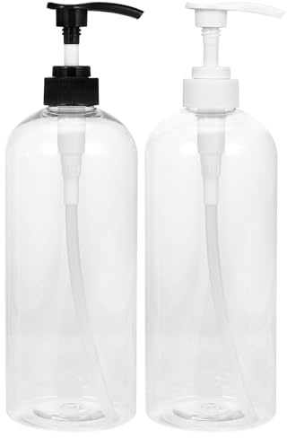 SOIMISS 2Er Set Seifenspender Kunststoff 800Ml Transparent Nachfüllbar Pumpflasche Für Handseife Shampoo Flüssigseife Mit Kompaktem Design Für Bad Und Küche