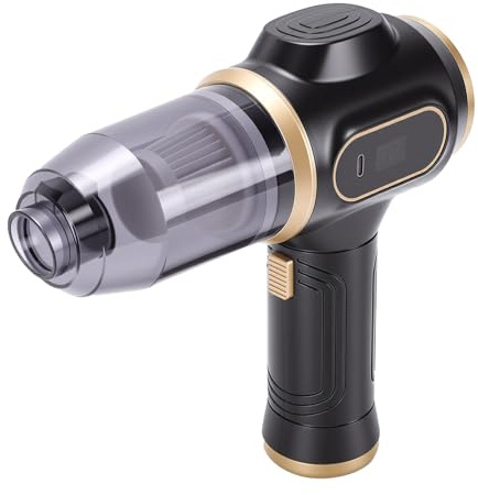Zerodis Aspirateur de Voiture Portable sans Fil, doté Aspiration Puissante et de Plusieurs Embouts, Idéal pour la Voiture, la Maison, Le Bureau et Le Camping.