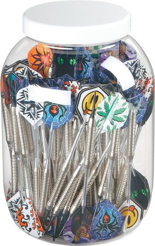 Karella 100 Stück Softdart Metro-Fly 18g 2BA-Kleingewinde lose, inkl. Box