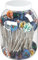 Karella 100 Stück Softdart Metro-Fly 18g 2BA-Kleingewinde lose, inkl. Box