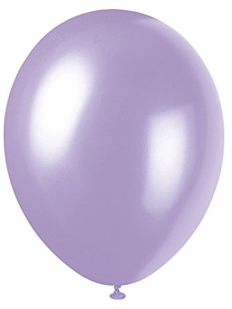 Unique- Palloncini in Lattice, Lovely Lavender, 30 cm, 80065