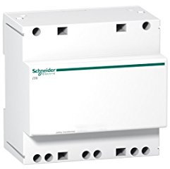 Schneider Electric A9A15220 iTR Transformateur de sécurité, 40VA, 230VCA/12-24VCA, Blanc