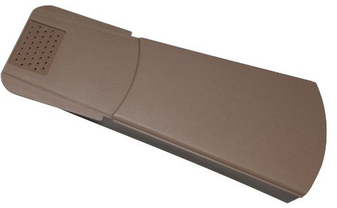 EasyVerge U Dry Verge Unit Universal Gable Roof Edge Caps (40 Pack) - Brown