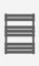 iBathUK Towel Radiator Rail, Flat Panel Towel Warmer, Column Designer Wall Mounted Heated Towel Rail for Bathroom- 800x600mm, Anthracite