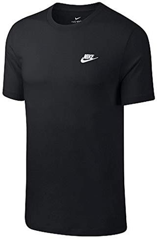 NIKE Men Futura T-Shirt - Black/White, 2X-Large