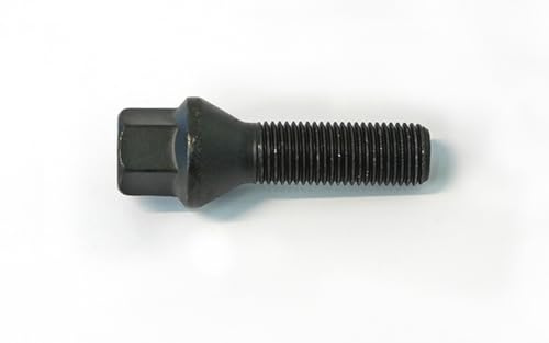 H&R Wheel Bolt Taper Seat M14 x 1.50 - Length 28 mm - Black