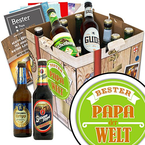 Biergeschenke PAPA - Geschenkbox + gratis Geschenk Karten + Bierbewertungsbogen. Bier für Papa. Besser als Bier selber machen oder selbst brauen: Geschenke für Papa Vatertagsgeschenke Geschenkideen für Papa Geschenke Papa Geschenke lustig Biergeschenke für Männer: Tolle Geschenkideen Vatertag für Ehemann Vatertag Geschenkideen Geschenkideen Vatertag Geschenkidee Vatertag für Ihn Geschenkeset Vatertag für Ehemann