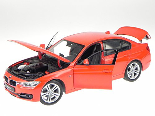Welly BMW F30 3er 335i rot Modellauto 18043 1:18