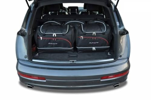 KJUST Dedizierte Kofferraumtaschen 5 stk kompatibel mit AUDI Q7 I (4L) 2005-2015