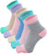 Zehensocken Damen Fünf Finger Socken aus Baumwolle, Damen Sneaker Socken mit Zehen für Sport Laufende Freizeit 5 Paare