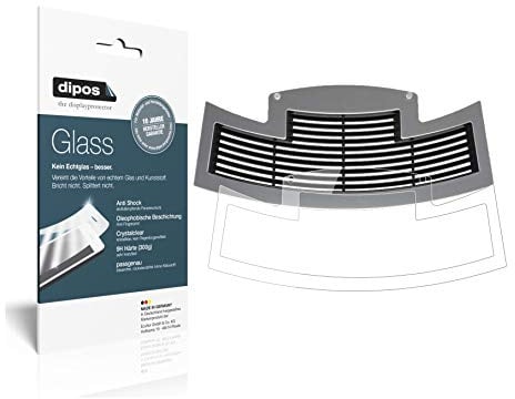 dipos 2x Displayschutzfolie 9H klar für Jura S80 Tropfblech bis Modell 2017 | Bricht und splittert nicht, kein Echtglas, Anti-Shock, passt perfekt, kratzfest, blasenfrei, hüllenfreundlich, selbstklebend