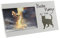 itsisa Bilderrahmen Beste Katze der Welt 10x15 cm, weiß - Fotorahmen für Katzenfoto, Holzrahmen Katze