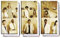 Unified Distribution Grey's Anatomy - Dreiteiler (120x80 cm) Kunstdruck auf Leinwand • erstklassige Druckqualität • Dekoration • Wandbild