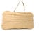 Vetrineinrete® Targhetta in legno 2 pezzi con corda in canapa da appendere targa personalizzabile con decoupage pittura appendino per porta (Con punte 15X10X1 cm) C47