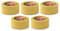 KIP 3818 PVC-Klebeband gelb, quer gerillt 50 mm x 33 m - 5 Rollen