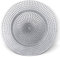 allgala 13-Inch 6-Pack Heavy Quality Round Charger Plates-Hammered Silver-HD80372