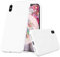 Feyten Compatible with iPhone Xs Max Case [with Tempered Screen Protector], [Upgraded] Liquid Silicone Gel Rubber Soft Touch Cover Full Protective Case for iPhone Xs Max 6.5 Inch (White)