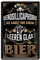 Cenosillicaphobie Blechschild - Retro Deko Metallschild - lustiges Bier Schild - witzige Wanddeko für Kellerbar Kneipe Tresen Theke - Bier Geschenkidee für Biertrinker und Biergenießer - 20x30cm