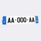 CMAPLAQUE Plaque Immatriculation Auto Plexiglass 520x110 mm - Homologuée SIV - Anti-UV et Résistante aux Intempéries
