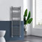 Warmehaus Radiatore scaldasalviette dritto antracite 1500 x 500 mm grigio scaletta per bagno cucina