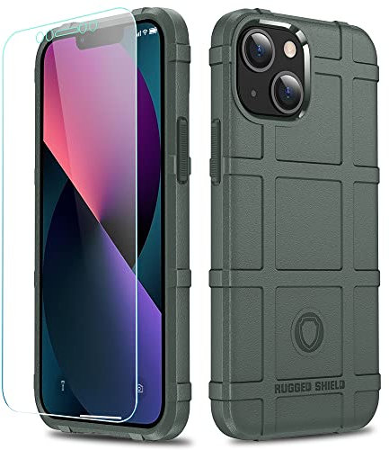 LABILUS iPhone 13 Mini Case, Rugged Shield 8ft Drop Proof TPU Thick Armor Tactical Protective Case Compatible with 13 Mini (5.4 inch) - Boreal Forest