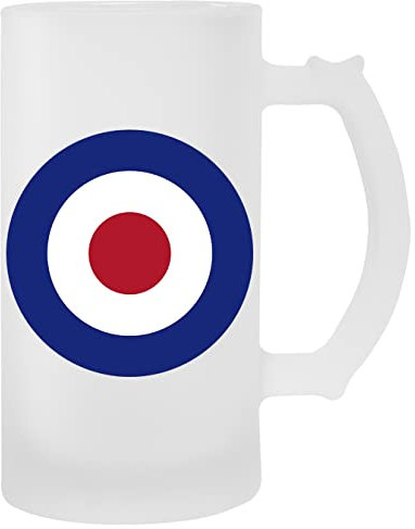 Enigmae Mod - Roundel - Bullseye-Bogenschießziel Becher Transparent Für Bier Mug For Beer