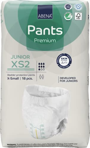 Abena Pants Junior Premium Protective Underwear, Level 2, 18 Count