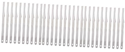 FRCOLOR 30 Stk Tote Skin-datei Pediküre-messer Zehennagelmesser Fußfeile Aus Edelstahl Fußschrubber Maniküre-pflegeset Zehennagel Trimmer Multifunktion Nagel Aus Metall Rostfreier Stahl