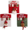 3 Stück Weihnachten Stuhlhussen Weihnachtsdekoration, Esszimmerstuhl Stuhlbezug, Weihnachten Stuhlrückenbezüge, Weihnachtsstuhlhussen Weihnachtsstuhl Rückenabdeckung Für Esstisch Stühle Dekoration