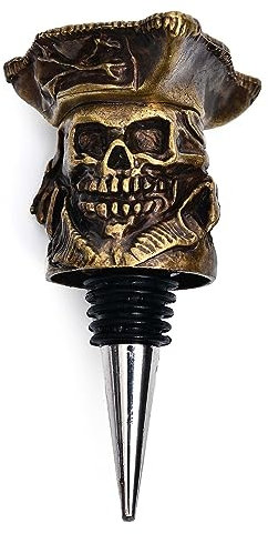 LSJ ORIGINAL Wine Stopper,Pirate Wine Stoppers for Wine Bottles，Cute Wine Accessories/Kitchen Gadgets