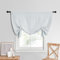 NICETOWN Rideau occultant à Isolation Thermique pour Salle de Bain, Petite fenêtre, cantonnières Courtes pour décoration d'intérieur (1 Panneau, 132,1 cm de Large x 114,3 cm de Long, Blanc grisâtre)