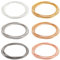 BENECREAT 6 m Bracelets de Cordes de Guitare Fil de Corde de Guitare Empilable, Bracelets de Guitare en Fil d'acier Inoxydable, 6 Couleur, 316 Couches, pour la Fabrication de Bijoux, Fournitures
