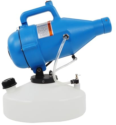 Machine à Brouillard avec Débit Réglable, Nébuliseur électrique ULV, capacité de 4,5 L, Puissance de 1 400 W, Distance de Pulvérisation de 30 Pieds (Prise UE 220 V)