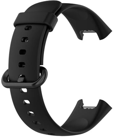 Panda Bobo for Xiaomi Mi Watch 2 Lite/Redmi Watch 2 Lite Silicone Replacement Sport Bracelet Strap Wristband (Black)