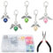RAFIYU 60 Sets Schutzengel Schlüsselanhänger Anhänger, Gastgeschenke Hochzeit Little Angel, Schlüsselanhänger Engel Taufe Deko, Geburtstag Geschenk, Weihnachtsgeschenke Kleinigkeiten Set