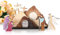 Lineshading Osterszene Holzdekoration Osterauferstehung Szene Set Dekor Religiöse Krippe Christlich He Is Risen Kreuz Figur Tisch Ornament für Home Office Dekoration Geschenk